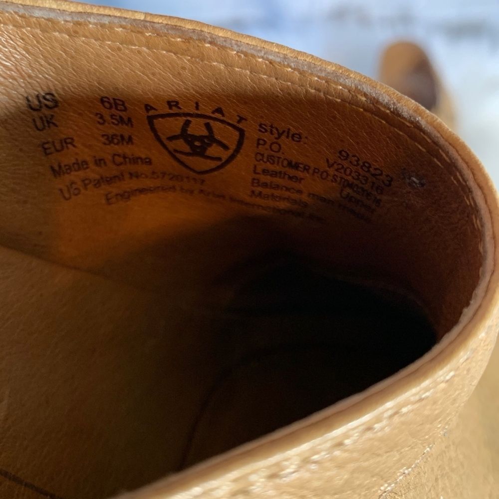 Ariat‎ Banana Leather Strap Clogs Sz 6 Style 95823 - Picture 5 of 6